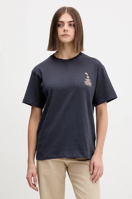 Odzież Kaotiko t-shirt bawełniany AR020.01.G002 granatowy