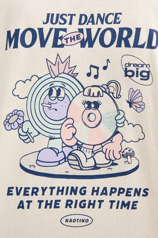 Kaotiko tricou din bumbac AR050.01S.G002