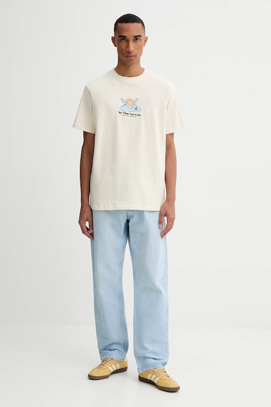 Îmbrăcăminte Kaotiko tricou din bumbac AR013.01S.G002 bej