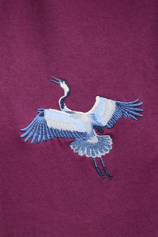 Kaotiko t-shirt bawełniany AR077.01.G002 fioletowy