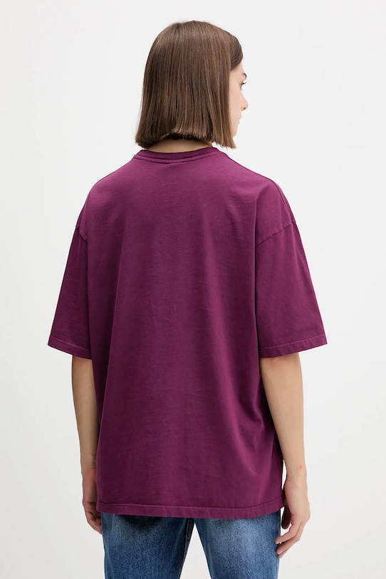 Kaotiko t-shirt bawełniany AR077.01.G002 fioletowy