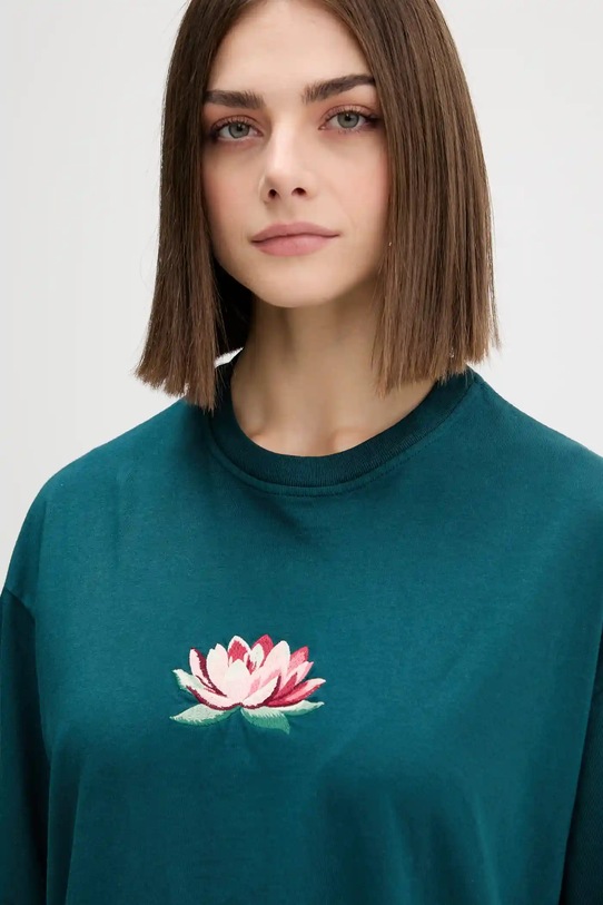 Kaotiko t-shirt bawełniany zielony AR076.01.G002