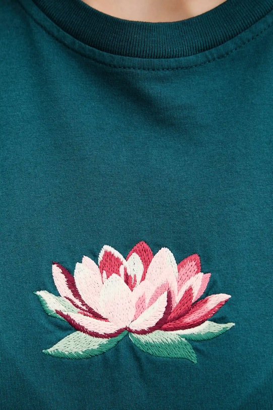 Kaotiko t-shirt bawełniany AR076.01.G002 zielony