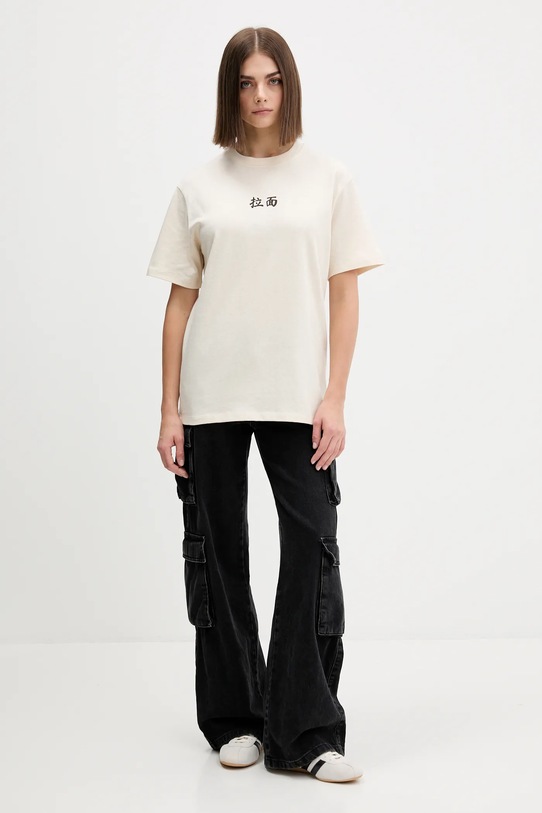 Бавовняна футболка Kaotiko AR072.01S.G002 бежевий