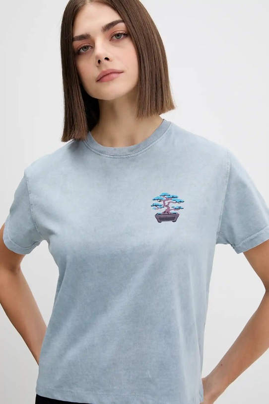 Kaotiko tricou din bumbac AR011.01.M002 albastru