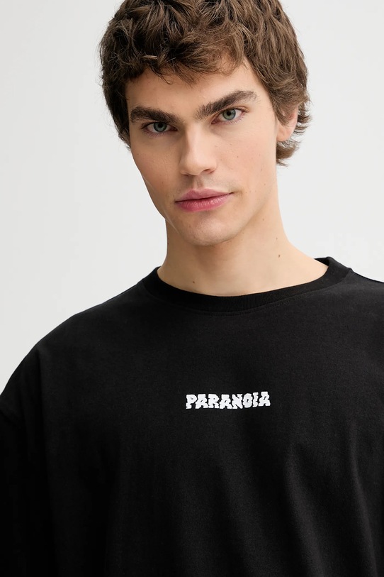 Kaotiko t-shirt in cotone nero AR090.01.G002