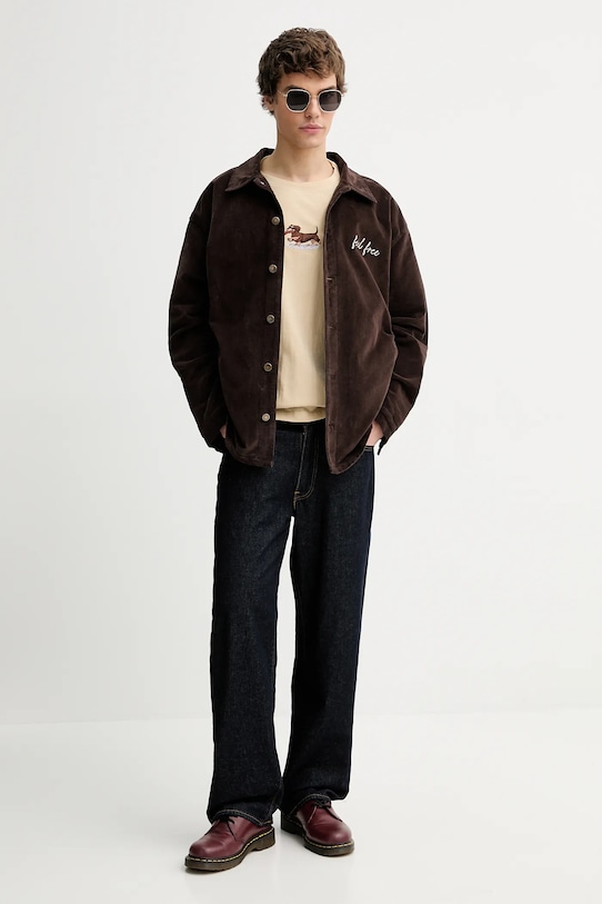 Kaotiko t-shirt bawełniany AR052.01S.G002 beżowy AW25