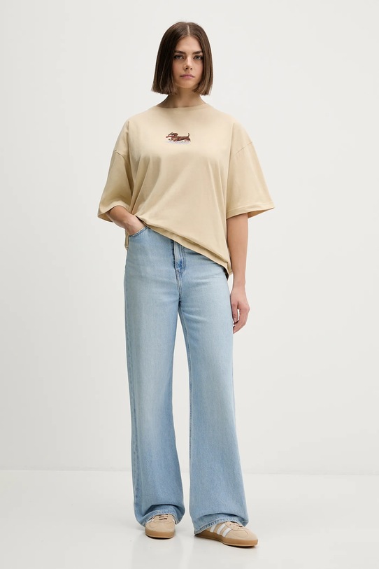 Pamučna majica Kaotiko bež AR052.01S.G002