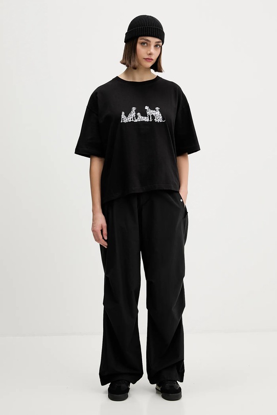 Kaotiko t-shirt in cotone AR015.01.M002 nero AW25