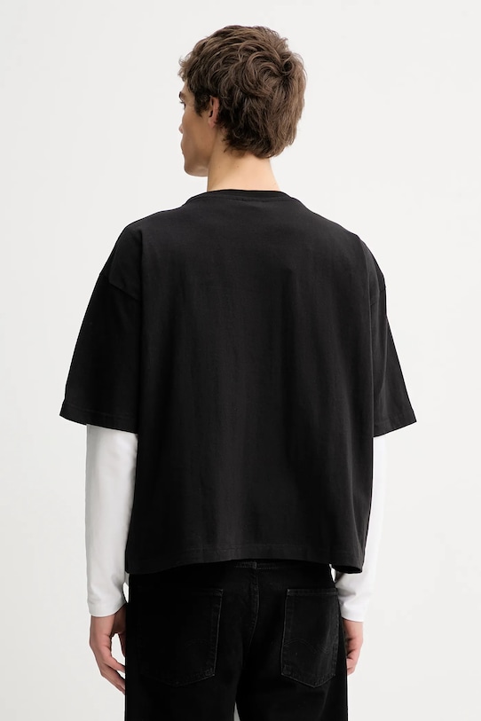 Bavlnené tričko Kaotiko čierna AR015.01.M002