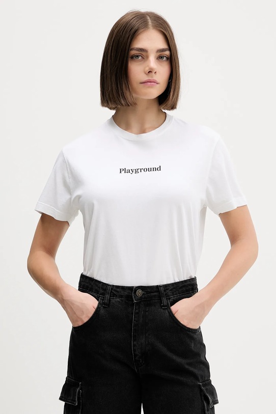 Odzież Kaotiko t-shirt bawełniany AR009.01.M002 biały
