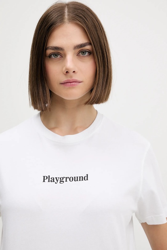 Kaotiko t-shirt bawełniany biały AR009.01.M002