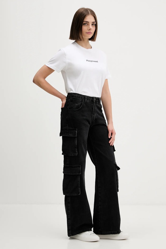 Bavlnené tričko Kaotiko biela AR009.01.M002