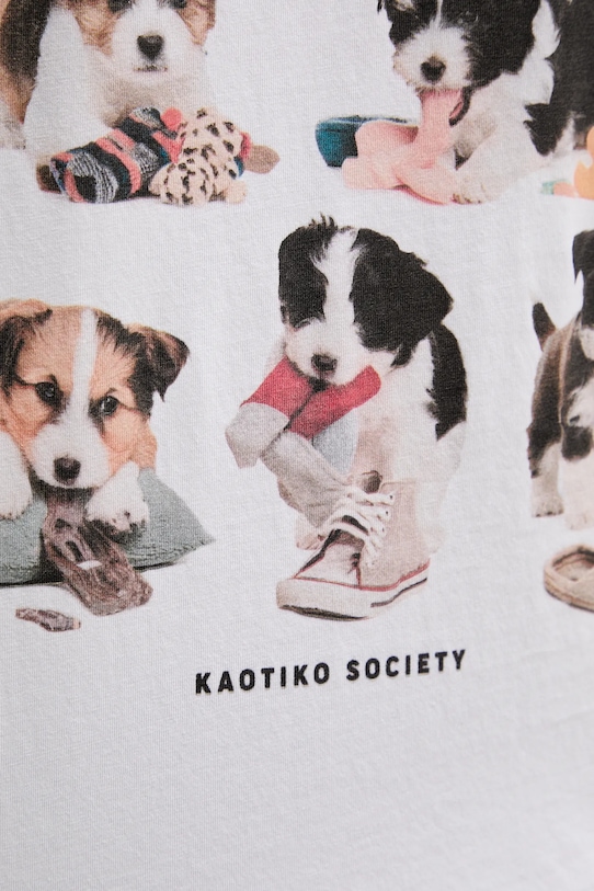 Kaotiko t-shirt bawełniany AR009.01.M002 biały
