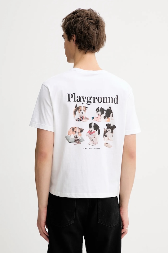 Бавовняна футболка Kaotiko AR009.01.M002 білий