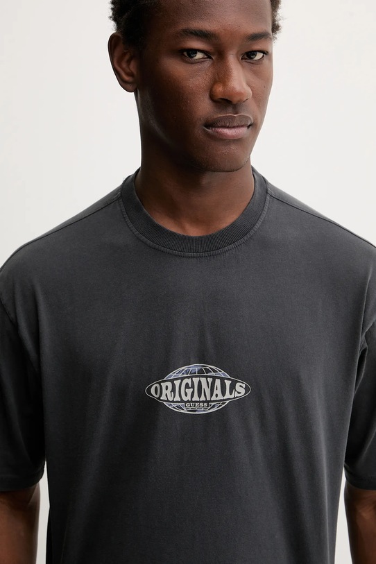 Guess Originals t-shirt bawełniany szary M5BI46.K8FQ4