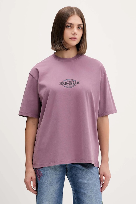 Guess Originals t-shirt bawełniany M5BI46.K8FQ4 bordowy AW25