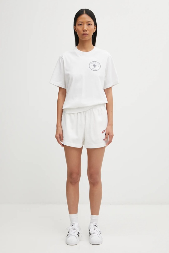 Sporty & Rich t-shirt bawełniany Eden Crest Kennedy TO043501621WH01