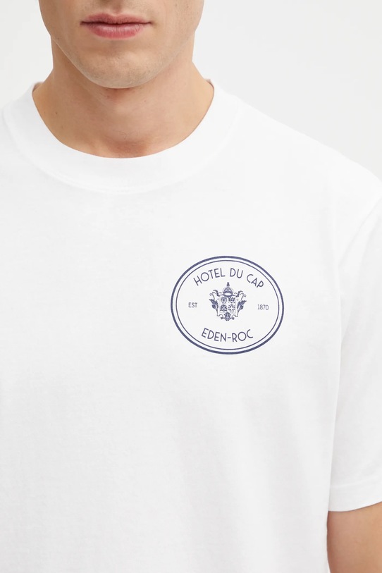 Sporty & Rich t-shirt bawełniany Eden Crest Kennedy biały TO043501621WH01