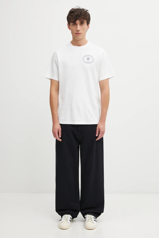 Sporty & Rich t-shirt bawełniany Eden Crest Kennedy TO043501621WH01 biały
