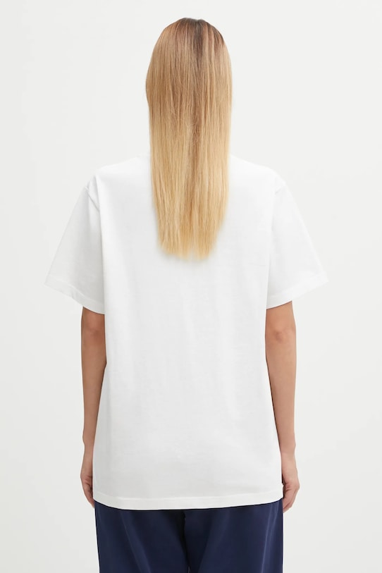 Sporty & Rich t-shirt bawełniany Eden Crest TO04360666WH01