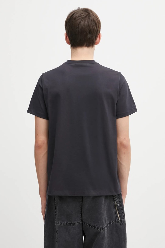 GANNI t-shirt bawełniany Basic Cotton Jersey Neon Puppy T4333 szary