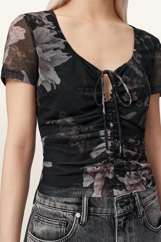 AllSaints bluzka damska GABBY W153JE czarny