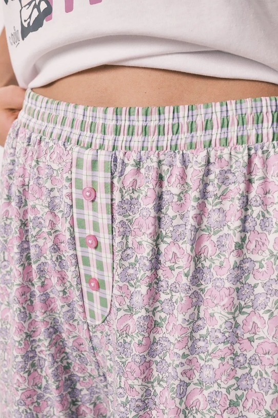 women'secret dvoudílné pyžamo dámské bavlněné 3133529 béžová