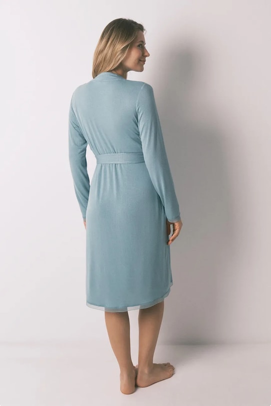 women'secret női viszkóz fürdőköpeny 2173143 kék AW26