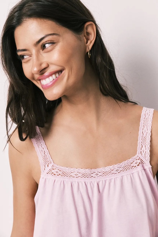 women'secret dvoudílné pyžamo dámské bavlněné 3593050 fialová