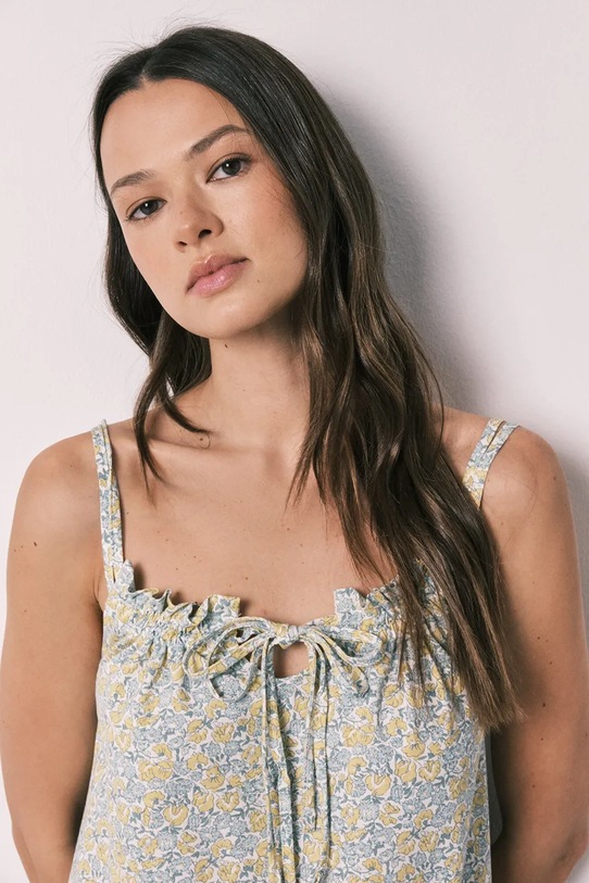 women'secret Noční košile dámská bavlněná žlutá 4443622