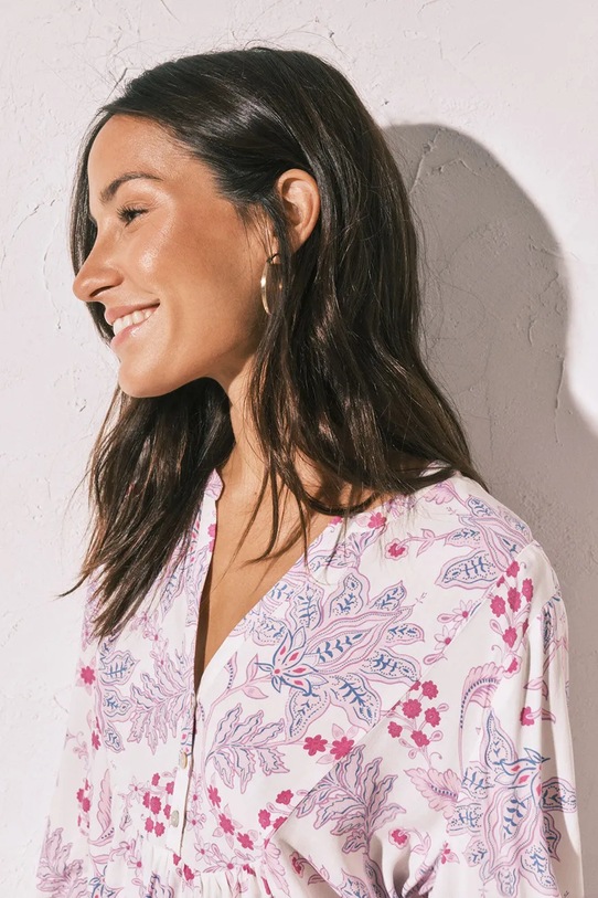 women'secret loungewear set dámské z viskózy 4853725 fialová