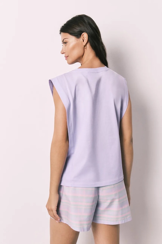 women'secret Kétrészes pizsama női pamut 3133534. lila AW26