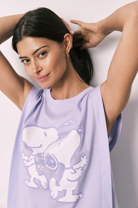 women'secret Kétrészes pizsama női pamut lila 3133534.