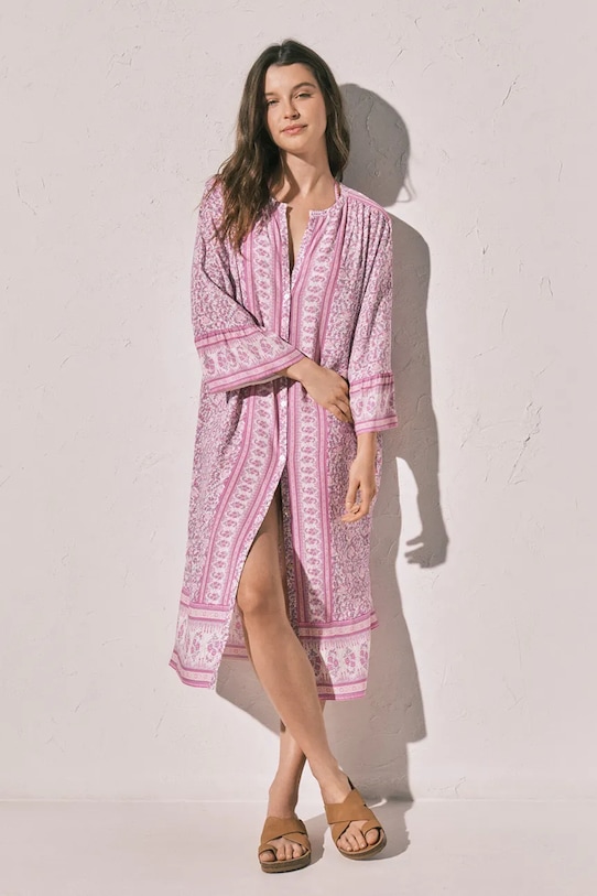 women'secret női viszkóz pizsama ing lila 4923666