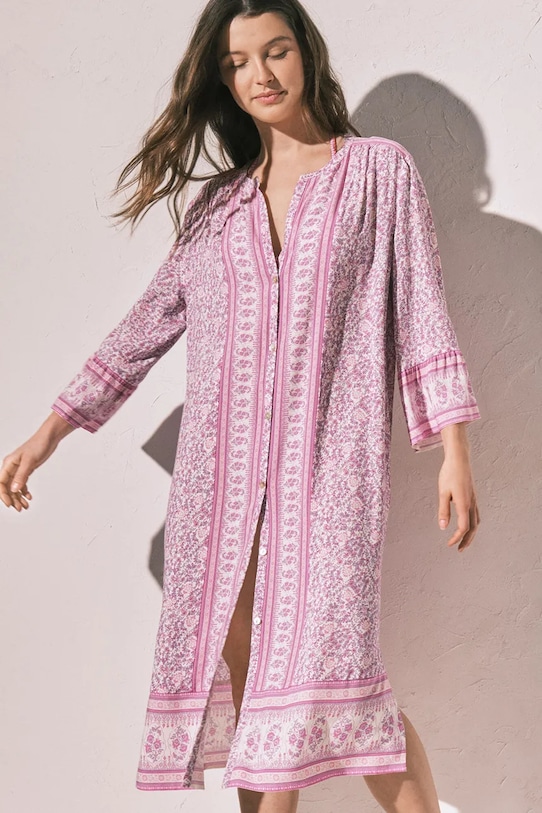 Ruházat women'secret női viszkóz pizsama ing 4923666 lila