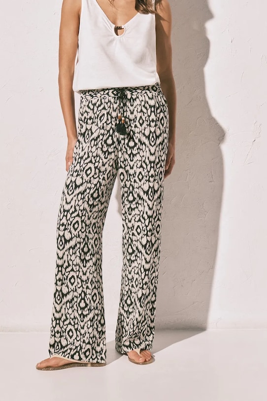 women'secret Pantaloni de pijama femei din vâscoză bej 3703247