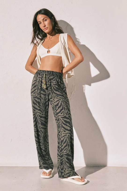 women'secret pizsama alsó női viszkóz 3703250 fekete AW26