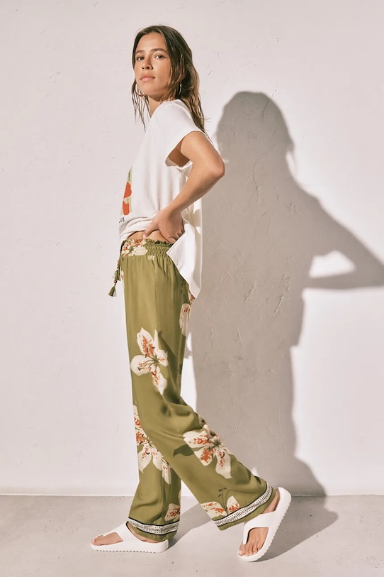 women'secret pizsama alsó női viszkóz zöld 3703249