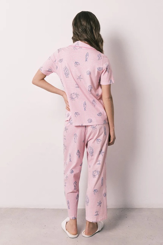 women'secret Kétrészes pizsama női pamut 3593067 rózsaszín AW26