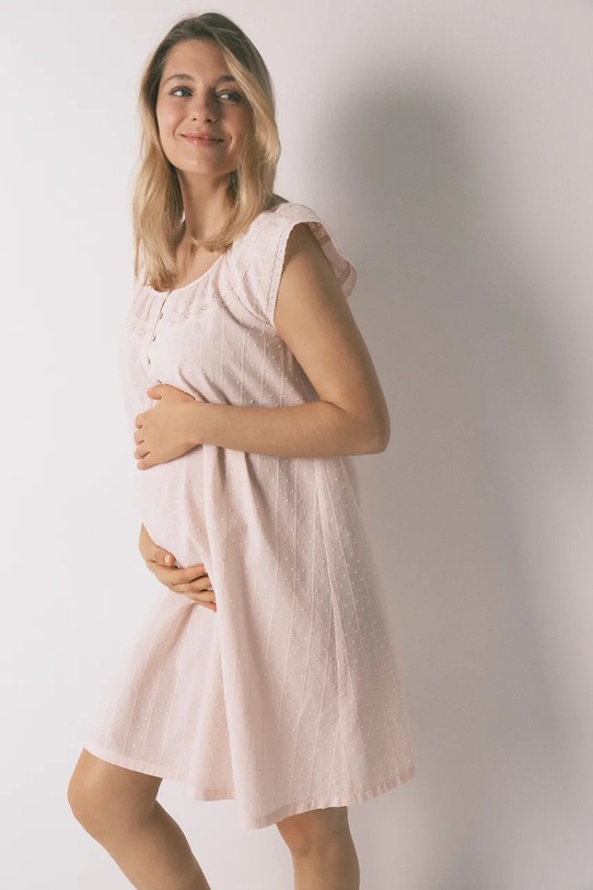 Ruházat women'secret hálóing női pamut 3633455 bézs