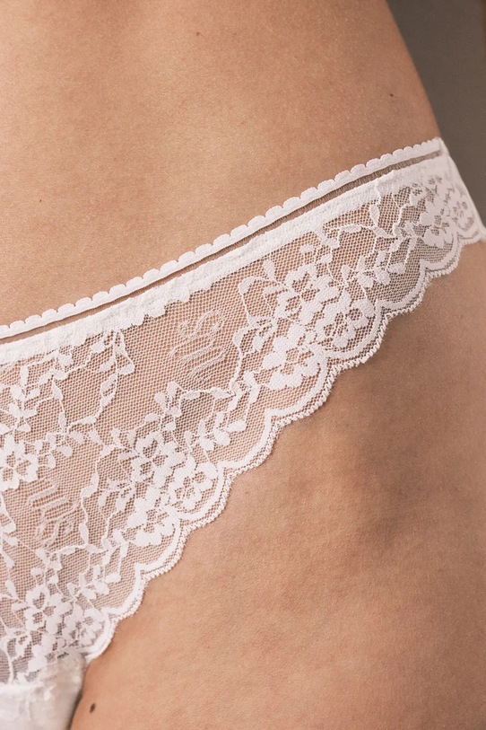 women'secret női csipke tanga fehér 4213815