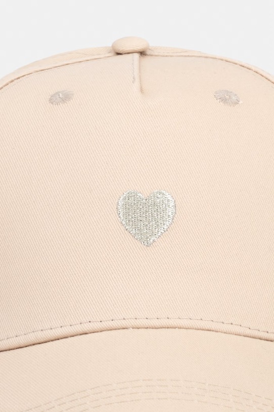 Morgan czapka z daszkiem damska bawełniana 5CAPO 261.5CAPO beżowy AW26