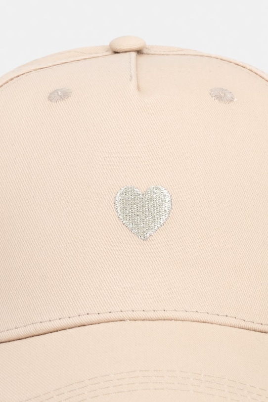 Morgan czapka z daszkiem damska bawełniana 5CAPO 261.5CAPO beżowy AW26