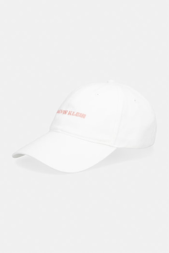 Calvin Klein șapcă baseball pentru femei, din bumbac alb LV04F5089G