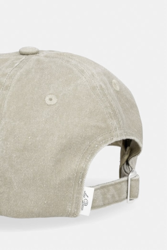 Doplnky Les Deux čiapka so šiltom pánska rifľová 1002011 zelená