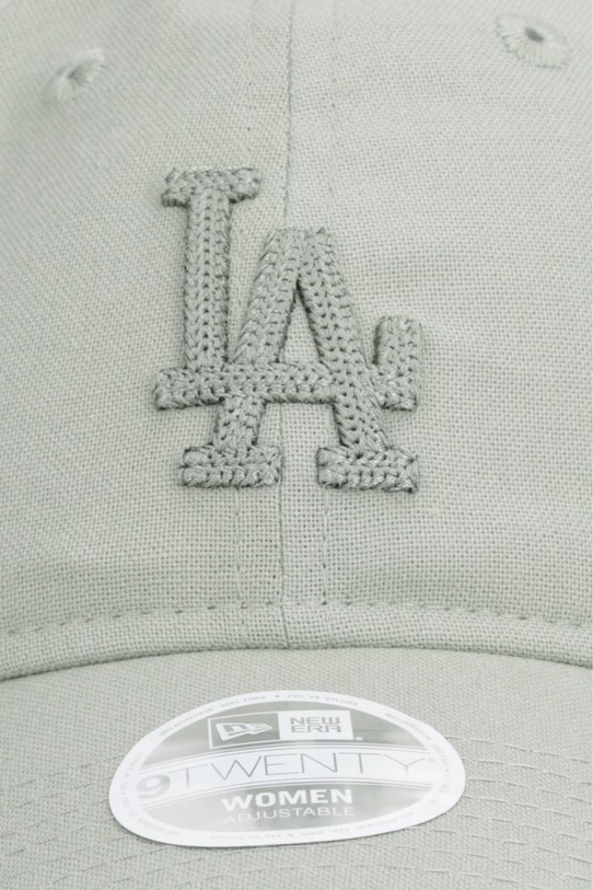 New Era шапка с козирка с лен MIDI LINEN 920 LA DODGERS 60856288 зелен AW26
