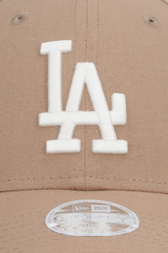 New Era кепка с добавлением льна LINEN 940 LA DODGERS 60856358 коричневый AW26