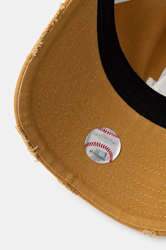 New Era czapka z daszkiem trucker COTTON CANV 920 TRUCKER LA DODGERS żółty 60856385