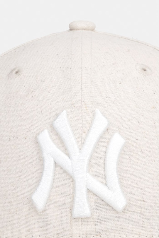 New Era бейсболка з додаванням льону LINEN 940 MC NYY 60856285 бежевий AW26